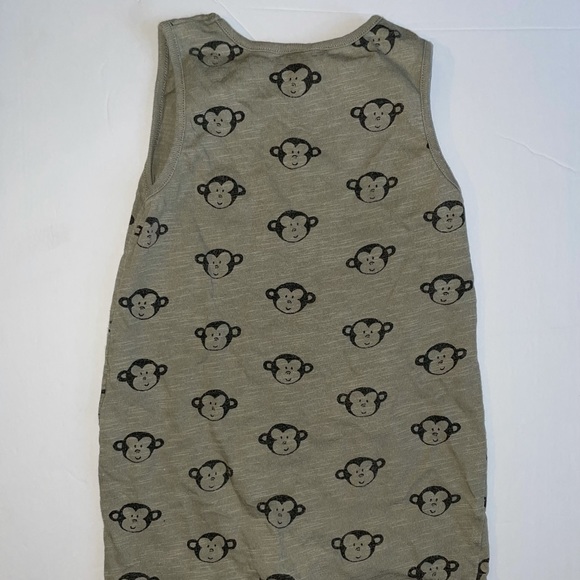 Rylee & Cru Monkey Shorties Romper - Picture 3 of 4